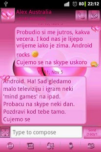 How to install Hearts pink theme GO SMS Pro lastet apk for pc
