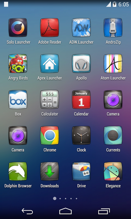 Purity(APEX NOVA KITKAT THEME) - screenshot