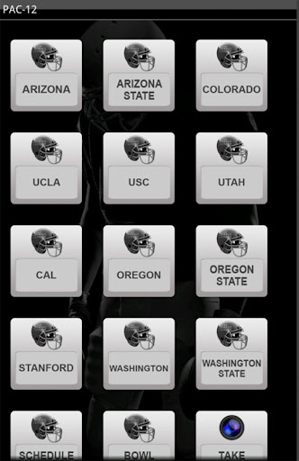 2013 PAC-12 Football Schedule