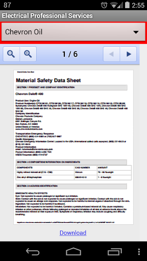 EPS Safety Data Sheets