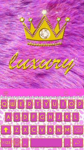 Luxury Emoji Keyboard Theme