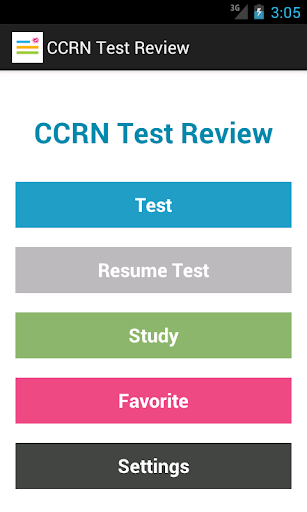 CCRN Test Review