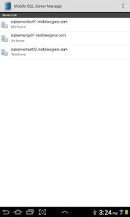 Mobile SQL Server Manager