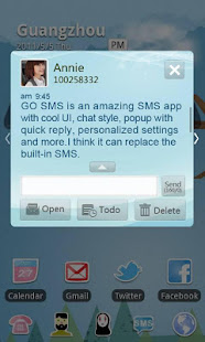 GO短信加强版轻柔蓝色主题(圖1)-速報App