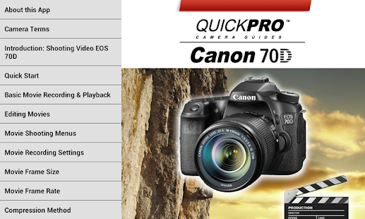 Free Canon 70D Shooting Video APK for Android