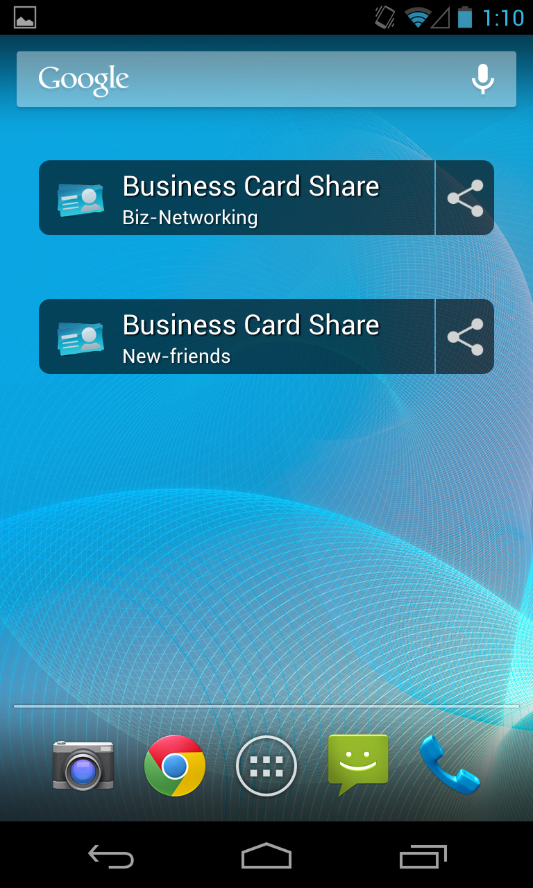 Share My Contact Unlocker Screen 2