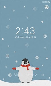 Penguin Dodol Locker Theme screenshot 1