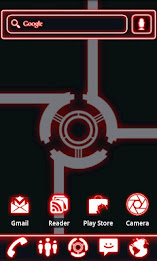 Glow Pulse Red Live Wallpaper poster 3