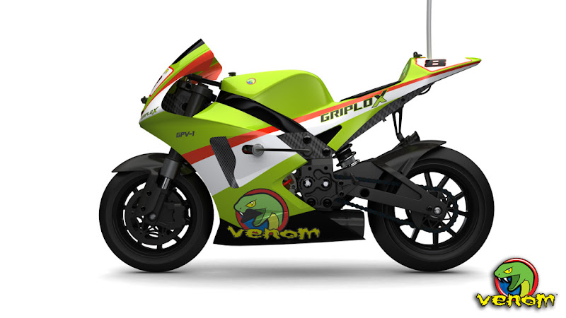Details about    RARE RC MOTORCYCLE Venom GPV-1 Racer Bike Without transmitter check all photos