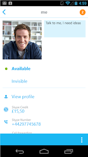 Skype - free IM & video calls - screenshot thumbnail