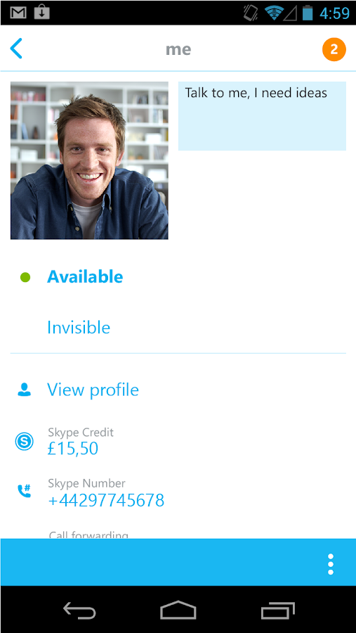 Skype - free IM & video calls - screenshot