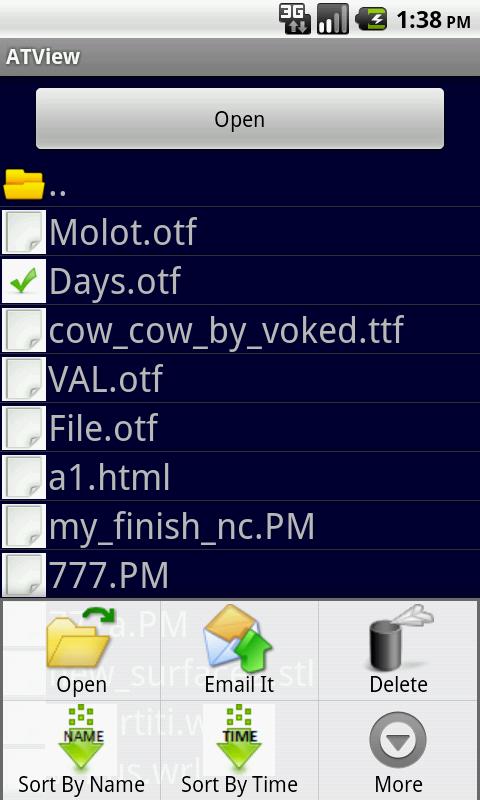 File View Screen 1
