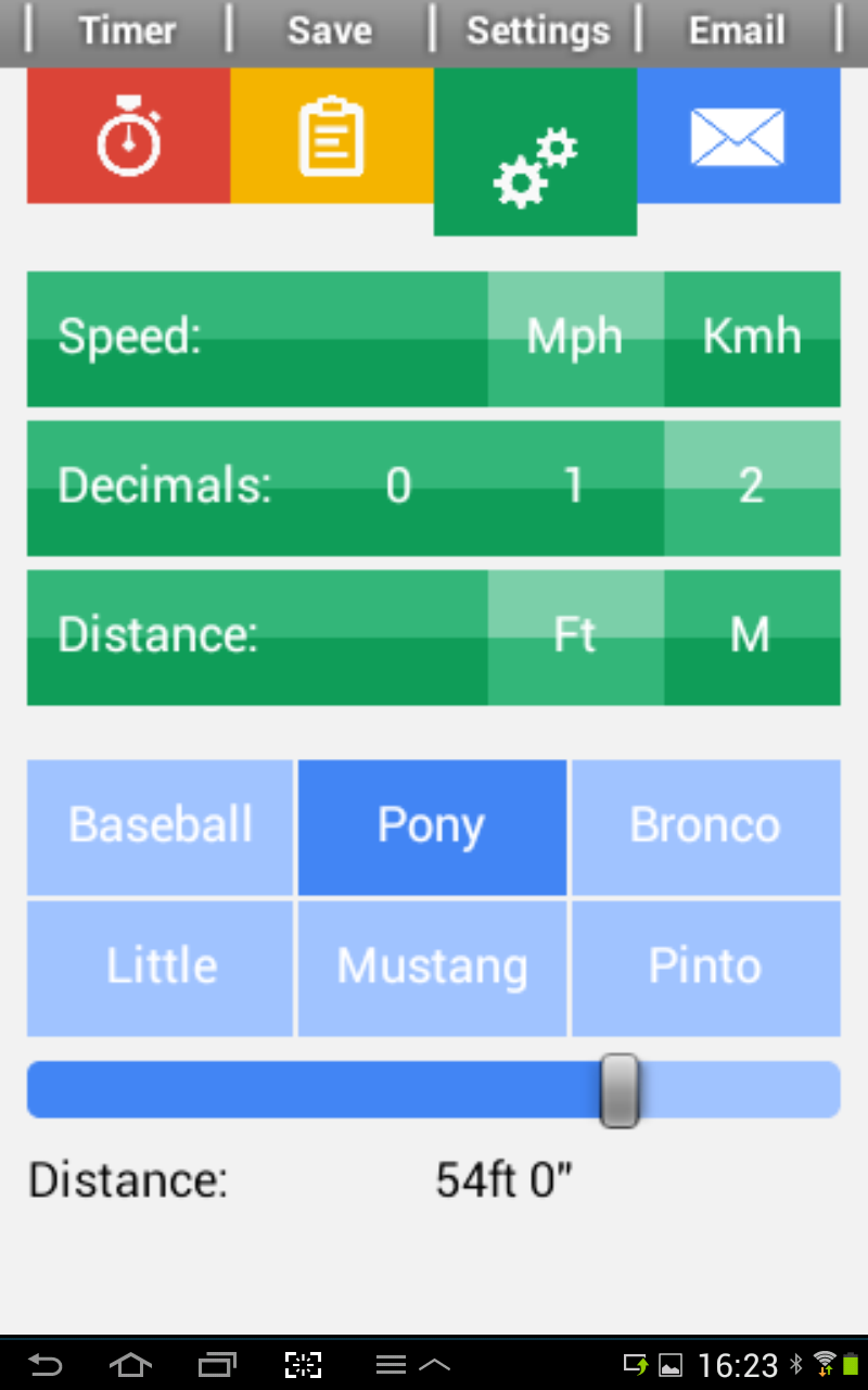 Baseball Pitch Speed Pro Screen 3