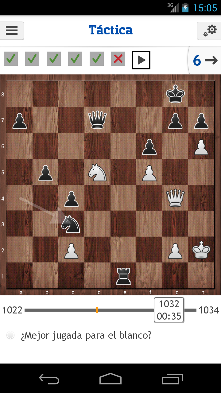 Android application Chess - play, train & watch screenshort