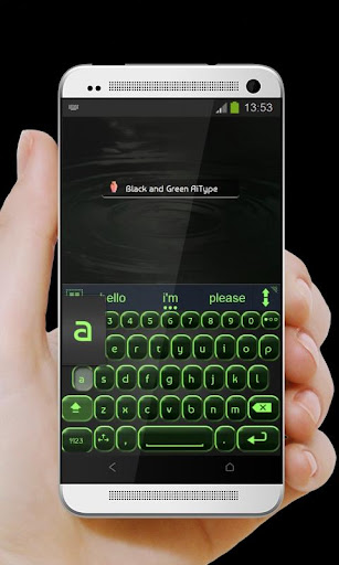 免費下載個人化APP|Black and Green AiType Theme app開箱文|APP開箱王