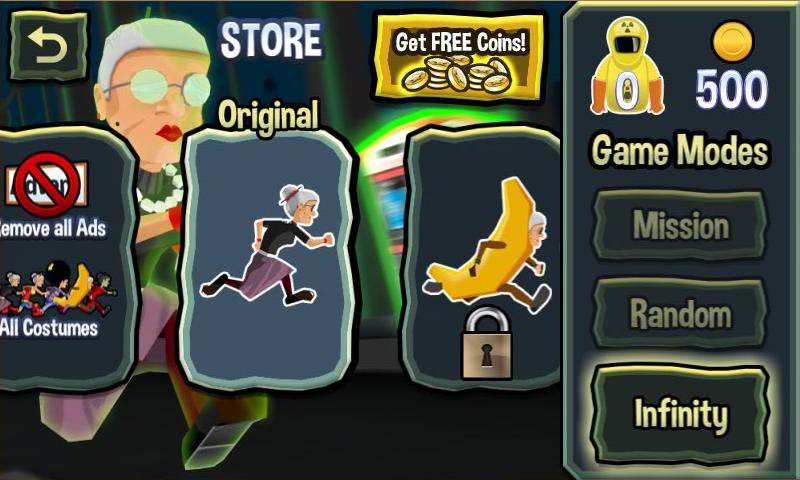 Angry Gran RadioActive Run Screen 2