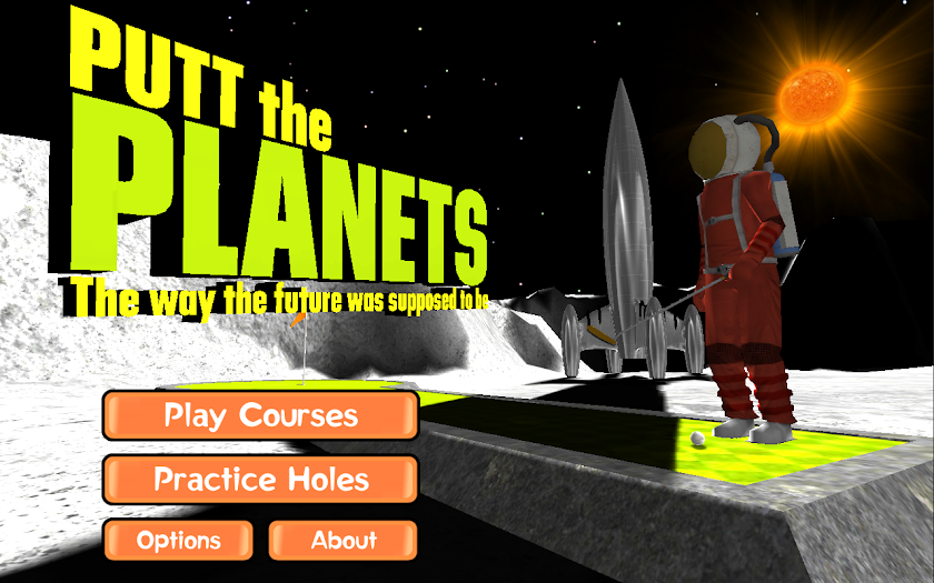 Putt the Planets Screen 1