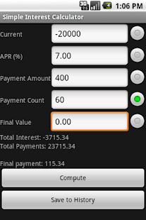 Simple Interest Calculator Screenshots 0