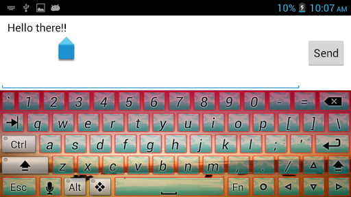 Sunset Theme Keyboard