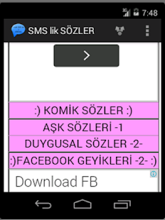 Free Download SMS'LİK SÖZLER APK