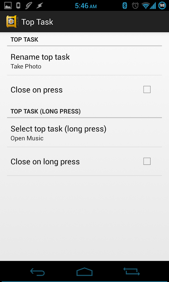 PebbleTasker - screenshot