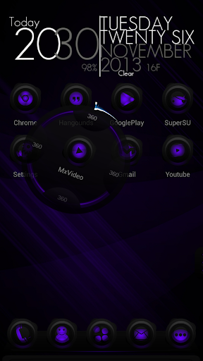 【免費個人化App】Next Theme RubberPurple-APP點子