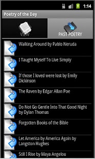Poetry of the day - AD FREE Screenshots 1
