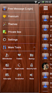 Mahogany Wood GO SMS Theme(圖3)-速報App