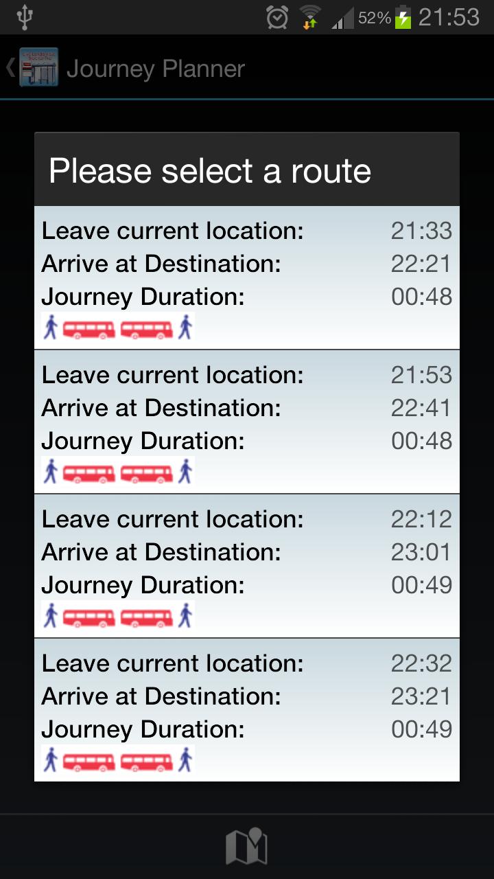 Android application London Bus Tracker Pro screenshort