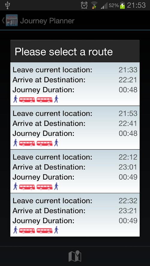 Android application London Bus Tracker Pro screenshort