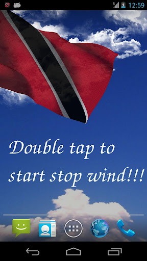 3D Trinidad Tobago Flag LWP+