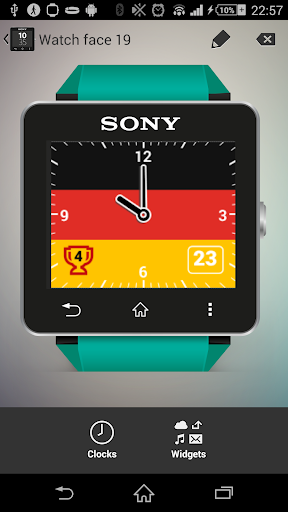 Watchface Germany Sony SW2