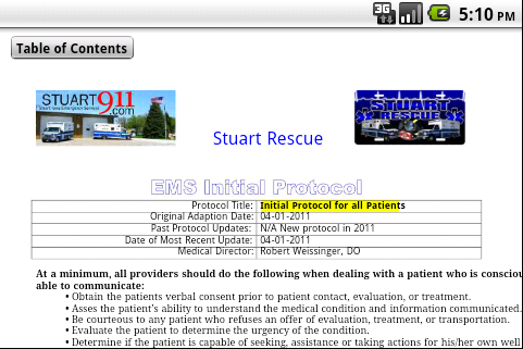 【免費醫療App】Stuart IA EMS Protocols-APP點子