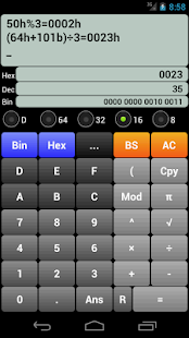 混合電卓 - 2進数,10進数,16進数電卓 -(圖4)-速報App
