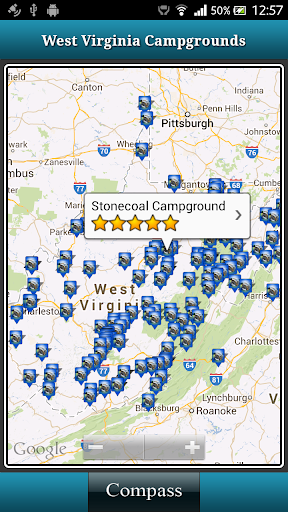 West Virginia Campgrounds