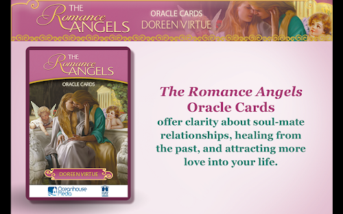 Android application Romance Angels Oracle Cards screenshort