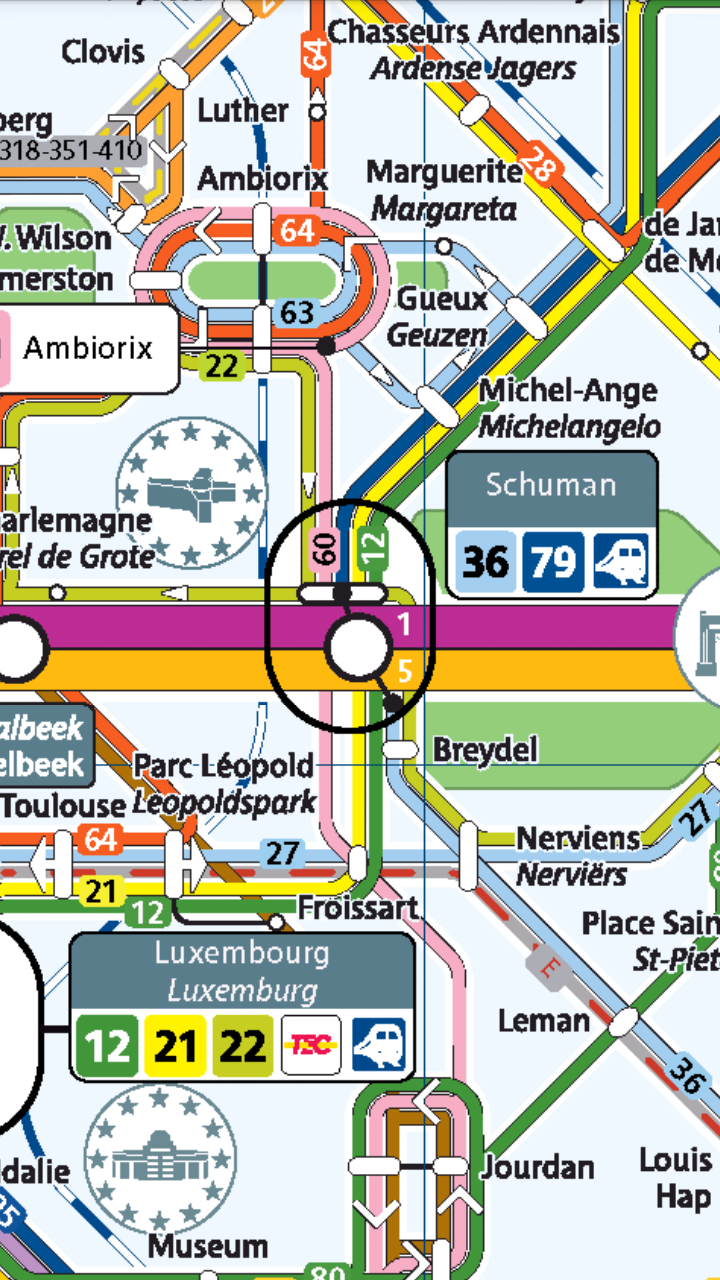 Brussels Public Transport Pro Screen 3