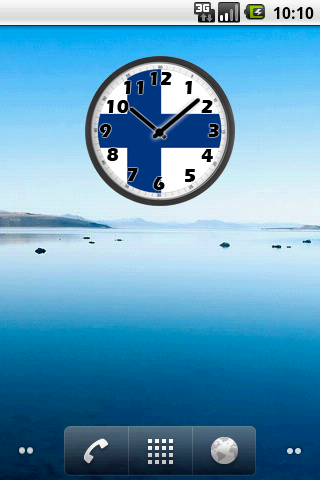 Finland Clock