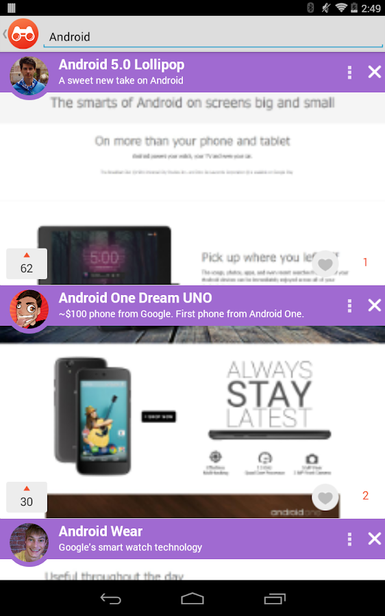    Visual Hunt for Product Hunt- screenshot  