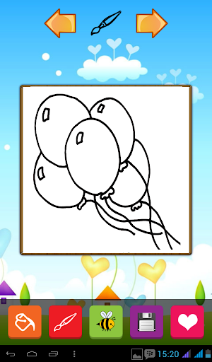 Balloon Coloring Pages