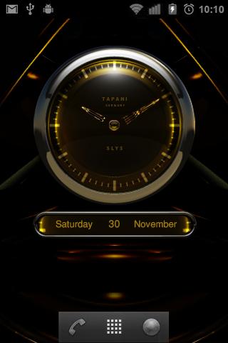 SLYS Designer Clock Widget Screen 2