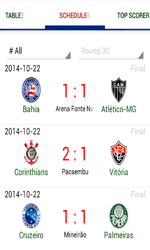 Live Soccer: Brazilian League