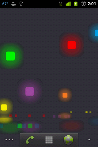 Pixel Rain Live Wallpaper