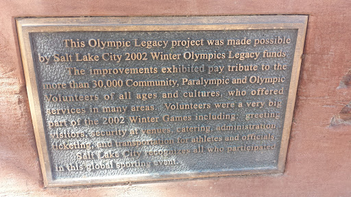 Commemorative Olympic Bench