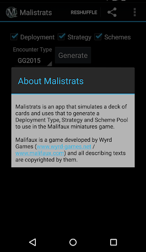 【免費娛樂App】Malifaux Strategy Generator-APP點子