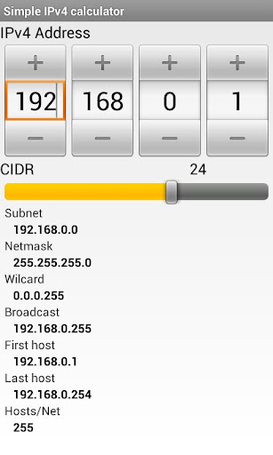 Simple IP Calculator