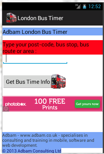 London Bus Timer - Free