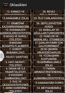 DÜNYA KLASİKLER ROMAN ÖZETLERİ Screenshots 1