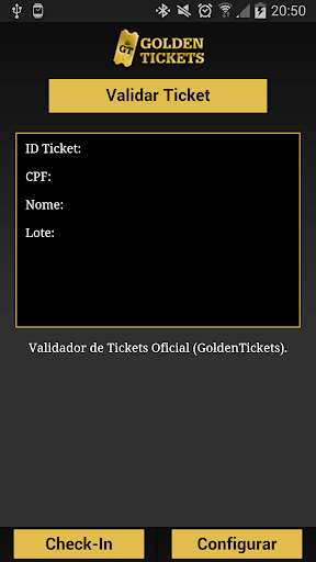 GoldenTickets Check-In