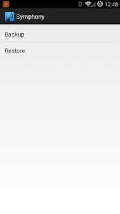 Symphony Ringtone Backup